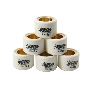 SUN RACING SKYDRIVE125 15G Ensemble de rouleaux de poulie WRL2015-15 20x15mm Pièces CVT de haute qualité Fabriqué à Taïwan - Product Image 2