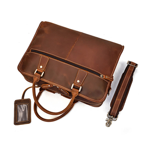 Maletín de Cuero Genuino Personalizado para Hombre, Maletín de Negocios Vintage para Oficina, Bolso de Mensajero de Viaje para Hombre - Product Image 4