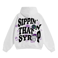 Trending Your Cough Sirop Matters Sweat à capuche surdimensionné à épaules tombantes Streetwear Suicide Prevention Graphic Pullover Hoodie