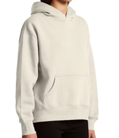 Sweat-shirt à capuche surdimensionné pour femme, 100% coton, lourd, personnalisable, impression de logo, fabrication directe, export BD, OEM
