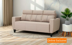 Muebles de Salón con Patas de Madera, Sofá Esquinero Moderno en Forma de L, Juego de 6 Plazas, Tapicería de Tela, Acolchado y Cómodo - Product Image 2