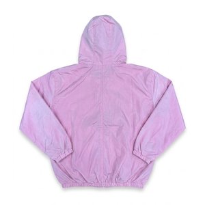 Conjuntos de sudaderas con capucha y pantalones cortos de nailon ligero para hombre con logotipo personalizado al por mayor, ropa deportiva informal a prueba de viento, chándal de entrenamiento. - Product Image 3