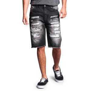 Shorts en jean respirants personnalisés pour l'été, coupe droite, décontractés, pour hommes, shorts en jean pur, shorts en jean pour garçons, fabriqués au Pakistan - Product Image 1