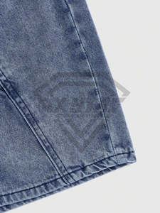 Pantalones Cortos Vaqueros Personalizados con Parches de Estrellas para Hombre y Mujer, Estilo Y2K, Holgados, Retro, Lavados, Fabricante y Proveedor - Product Image 5