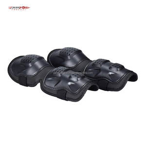 Protection de genoux pour moto sur mesure, protections épaisses professionnelles, noires, tailles M et XL pour adultes, fabricant Spring - Product Image 3