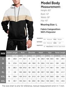 Ensemble de survêtement pour homme personnalisé de haute qualité, 2 pièces, sweat-shirt à capuche et pantalon de jogging, tenue de sport décontractée - Product Image 5