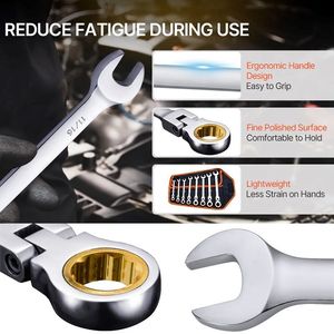 Juego de Llaves Combinadas Imperiales de 8 Piezas con Bolsa Enrollable - Product Image 4