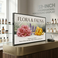 Pantalla Publicitaria Android 11 de 32/43/50/55/65 Pulgadas, Sin Táctil, 4K, Montada en Pared, Señalización Digital Comercial, Reproductor Multimedia LCD