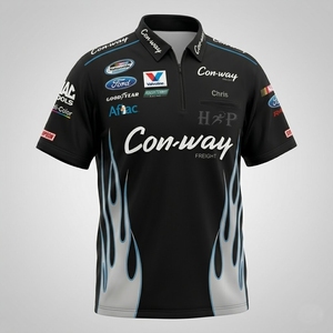 Camisetas de trabajo personalizadas premium para mecánicos, uniformes para técnicos automotrices, servicio de fabricación OEM, camisetas de poliéster y algodón para equipos de taller. - Product Image 3