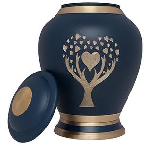 Urne funéraire commémorative pour adultes en laiton, inspirée du patrimoine, pour le stockage des cendres, conçue avec une fermeture sécurisée et durable - Product Image 2