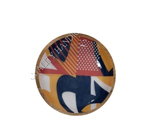 อุปกรณ์รับประทานอาหารสำหรับสลัดแบบใช้แล้วทิ้งทำด้วยมือชามผลไม้ทำจากไม้มะม่วงแบบคลาสสิกงานหัตถกรรมคุณภาพสูงสำหรับใช้ในบ้าน - Product Image 2