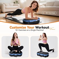 Produits de dropshipping 2026 : Plateforme vibrante de fitness pour la combustion des graisses à usage domestique, machine d'exercice vibrante, agent de dropshipping