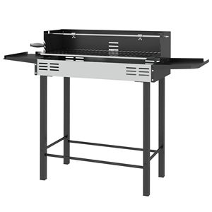Griglia Elettrica BBQ con Girarrosto e Griglia a 3 Livelli in Acciaio Inox, Ripiani Portaoggetti per Pollo e Tacchino, Opzione Logo Personalizzato - Product Image 1