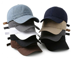 OEMODM Customized Vintage Sporty Baseball <b>Cap</b> 6Panel Cotton <b>Blank</b> Multi Color Curved Brim Outdoor Sport Adjustable Metal Closure - Product Image 4