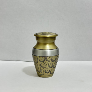 Urnes funéraires biodégradables en aluminium de style américain pour cendres humaines, personnalisables, en métal, avec motifs sur mesure, 3 pouces, vente en gros - Product Image 5