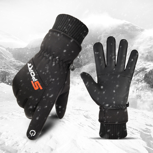 Guantes de cuero de cabra Sunland unisex para invierno, con protección total para los dedos, ignífugos, para caza, tiro, motociclismo, fitness y senderismo. - Product Image 3