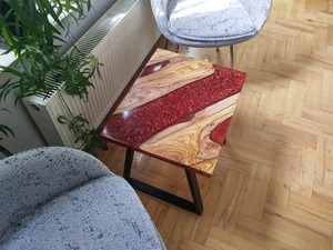 Handmade Modern Waterproof Foldable <b>Bamboo</b> and Resin Dining <b>Tables</b> with Custom Color for Home & Hotel Use Home Decor - Product Image 2