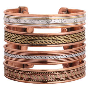 <b>Magnetic</b> Copper <b>Bracelet</b> Premium Healing Accessory Stylish Comfortable Design <b>for</b> Men <b>Women</b> Helps Relieve Joint Pain Naturally - Product Image 4
