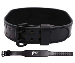 Ceinture de musculation unisexe en cuir véritable réglable - Product Image 3