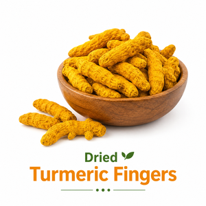 Doigts de curcuma séchés de qualité supérieure, entiers et naturels, qualité export, curcuma de qualité alimentaire, épice culinaire, ingrédient à base de plantes - Product Image 1