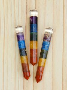 Pierre d'inquiétude en cristal naturel, pierres de pouce multi-gemmes pour la guérison et le soulagement de l'anxiété, vente en gros chez Aameena Agate - Product Image 2