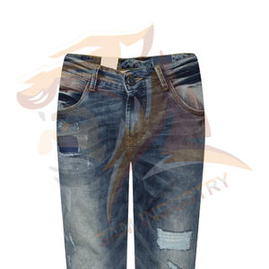 ผู้ผลิตมืออาชีพ กางเกงยีนส์ทรงสลิมฟิตสำหรับผู้ชาย ขายส่ง กางเกงเดนิมทรงสกินนี่คุณภาพสูง แฟชั่นสำหรับผู้ชาย - Product Image 3