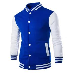 Custom Made Men's Varsity Jackets New Style by Plain Latest Designs Long Sleeve for Men's Varsity Jackets - Product Image 1