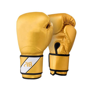 Heavy Duty Leather Boxing <b>Gloves</b>-<b>Moisture</b> Wicking Hook & Loop Closure Factory Price & Wholesale - Product Image 1