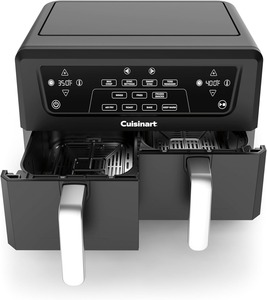 Freidora de Aire de Doble Cesta, Dos Cestas con un Total de 11 Qt, 6 Funciones: Freír con Aire, Asar, Hornear, Grillar, Deshidratar y Mantener Caliente - Product Image 1