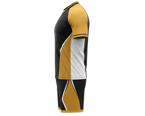Tenues de football OEM personnalisables, style optimal, performance optimale, respirantes, impression par sublimation, logo personnalisé, été, 100% polyester - Product Image 4
