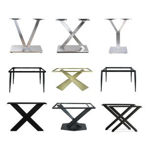 <b>Adjustable</b> Height OEM Stainless Steel Tube Modern Contemporary Furniture Black Spider <b>Table</b> <b>Leg</b> for Dining Coffee Living Room - Product Image 6