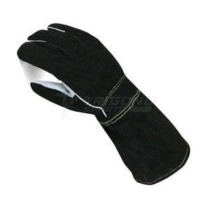 Gants de soudage fabriqués en usine, prix bas, haute qualité, coque en cuir de vachette, doublure en coton, protection contre les éclaboussures de métal fondu, équipement de sécurité - Product Image 6