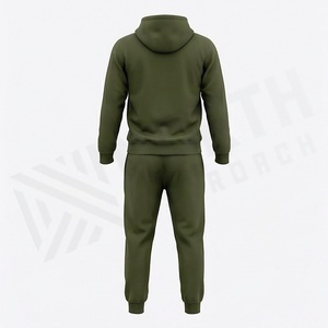 Survêtement en velours de haute qualité personnalisé pour hommes, vêtements de sport en velours, survêtement en molleton de luxe pour hommes, survêtements pour hommes - Product Image 2