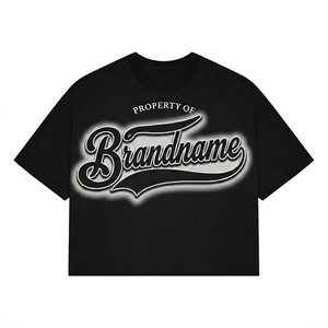 โรงงานผลิตเสื้อยืดคอกลมผู้ชายผ้าฝ้าย 100% คุณภาพดี พิมพ์ลายสกรีนได้ตามต้องการ น้ำหนัก 220 GSM เสื้อยืดสีพื้นแบบเรียบ - Product Image 4