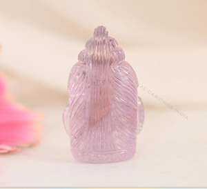 Tête de Shiva en Améthyste Naturelle Sculptée à la Main, Idole en Cristal, Sculpture de Pierre Précieuse, Décoration Spirituelle pour la Méditation, Pierre de Guérison, Statue Divine - Product Image 3