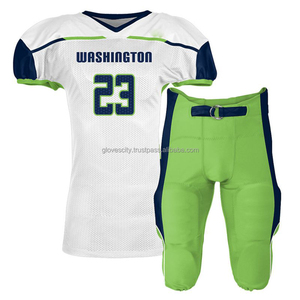 Game Ready GLOVES City American Football Gloves Set Short 100% Polyester Unisex Stretchable Jersey Fabric Integrated <b>Thigh</b> Front - Product Image 6