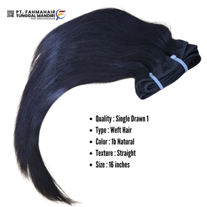 Extensiones de cabello humano de Grado Superior Natural, rizado italiano alineado con cutícula virgen 100% Indonesia - Product Image 6