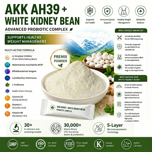 Premezcla Probiótica Patentada Akk AH39 Clínicamente Estudiada para el Control de Peso con Frijol Blanco y Múltiples Cepas, Marca Privada OEM - Product Image 1