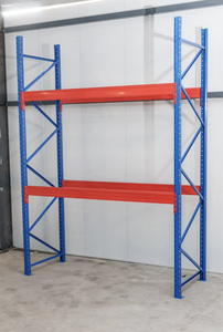 Estantería de Almacenamiento Industrial Moderna de Metal Resistente, Tipo Vertical, Cuatro Niveles, Apilable y Ajustable, para Almacenamiento en Garaje - Product Image 4