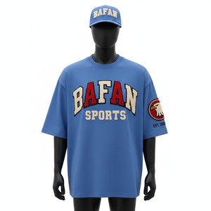 Camiseta Oversize para Hombre, de Algodón Jersey, Cómoda, con Logotipo Bordado Personalizado, 100% Algodón, Corte Holgado, Estampada - Product Image 1