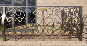 Diseños de barandillas de hierro forjado elegantes para balcones que elevan instantáneamente la decoración moderna de tu hogar. Encuentra Más Ideas Inspiradoras Ahora! - Product Image 2