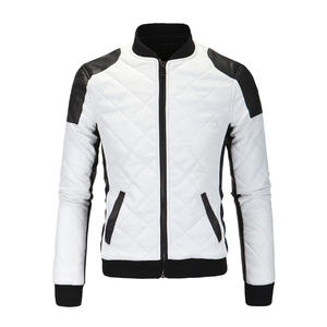 Dernier design, veste en cuir écologique pour homme, col rabattable, en peau de mouton de haute qualité, confortable, coupe-vent, manches longues - Product Image 2