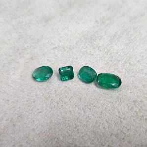 Esmeralda zambiana Natural de calidad AAA, excelente mezcla de piedras preciosas sueltas para la fabricación de joyas, piedras de corte de Esmeralda preciosas verdes - Product Image 1