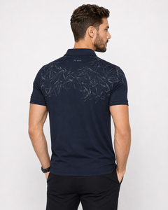 F2 WIN T-shirt décontracté pour homme, bleu marine uni, à manches courtes, en coton tricoté, séchage rapide, respirant, coupe classique, OEM 2026 - Product Image 6