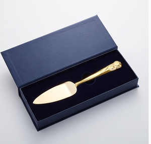 Luxury Silver <b>Cake</b> <b>Server</b> With Gold Designer Handle For Wedding <b>Cake</b> Cutting Parties Catering Events And Festive Celebrations - Product Image 6