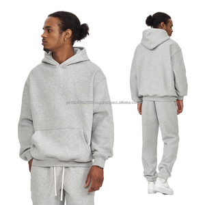 เสื้อสเวตเตอร์แบบสวมหัวสำหรับผู้ชายเสื้อสเวตเชิ้ตผ้าฟลีซหนาสีทึบซับในสำหรับฤดูหนาวฤดูใบไม้ร่วงแบบกำหนดเองได้ - Product Image 4