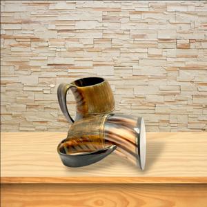 Taza de Cuerno de Búfalo Pulida para Cerveza, Venta al por Mayor con Tamaño Personalizado, Precio Económico, ¡Gran Oferta! - Product Image 4