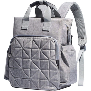 Mochila para pañales, impermeable, de gran capacidad, bolsa de viaje para bebé, con múltiples bolsillos, soporte para botella aislado, carga USB para padres - Product Image 2