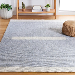 Alfombra de lana tejida a mano geométrica moderna conjunto de alfombra de área de tejido plano - Product Image 1