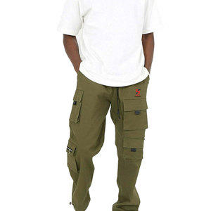 Pantalon multi-usages Solid Trader pour un usage quotidien, matière de haute qualité, design de poches fonctionnelles, look premium, pantalon cargo et pantalon. - Product Image 1